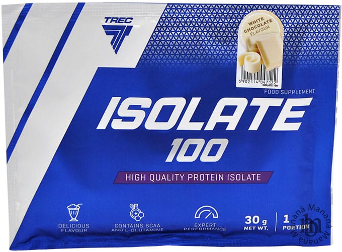 Trec Proteine Isolate 100 Monoporzione Cioccolato Bianco 30 g.