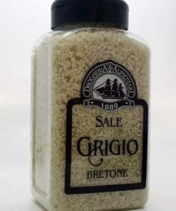 La Drogheria 1880 Linea Vasi Pet, Gusto Deciso e Strutturato, Ideale per Piatti di Carne, Pesce, Insalate e Crudités, Sale Grigio Bretone, 630 GR
