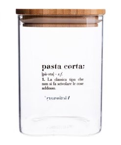 Villa d’Este Home Tivoli Barattolo Pasta Corta in Vetro e Bambù Victionary