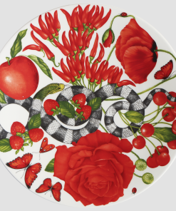 Taitù Red Piatto Portata/Segnaposto Attraction