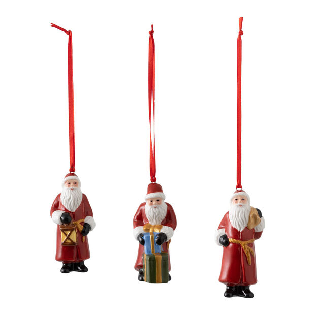 Villeroy & Boch Set di 3 Addobbi Babbo Natale - immagine 2