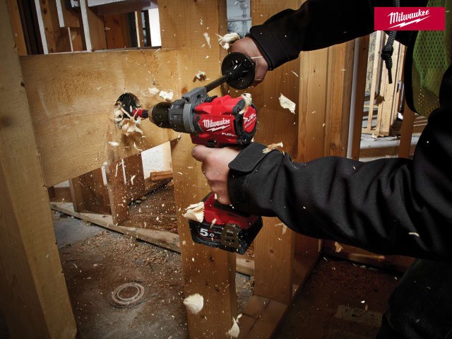 Milwaukee TRAPANO AVVITATORE CON PERCUSSIONE PROFESSIONALE M18FPD2-502X 18V - immagine 5