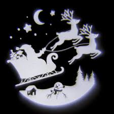 ADE Proiettore slitta di Natale Proiettore luce di Natale