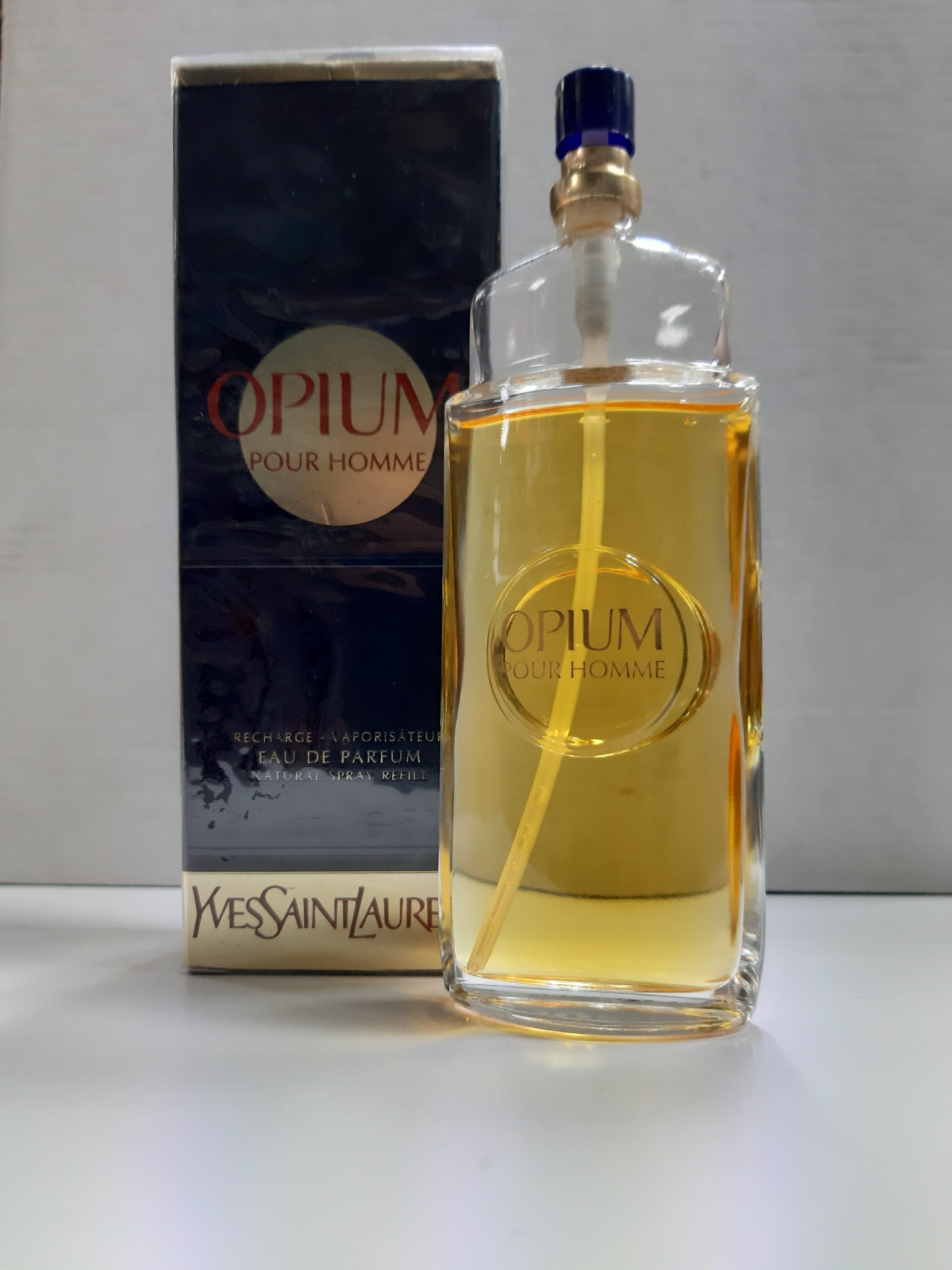 YVES SAINT LAURENT OPIUM POUR HOMME PRIMA EDIZIONE EAU DE PARFUM 50 ML RICARICA SPRAY - immagine 2