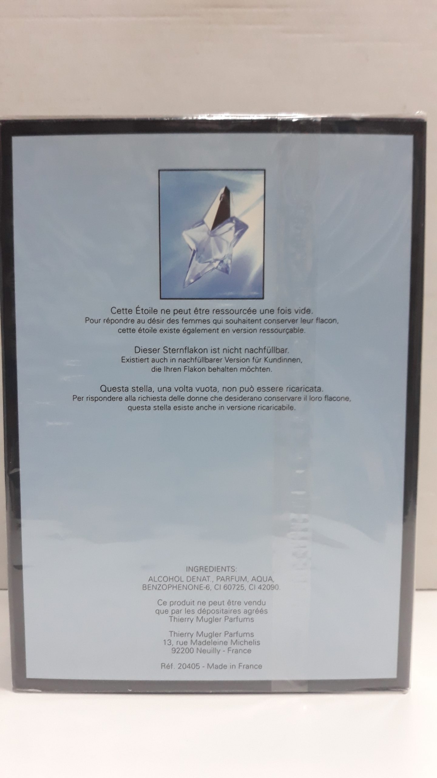 THIERRY MUGLER ANGEL PRIMA EDIZIONE EAU DE PARFUM 50 ML SPRAY NON RICARICABILE - immagine 3