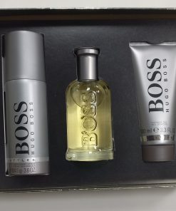 HUGO BOSS BOTTLED CONFEZIONE REGALO EDT 100 ML+DEODORANTE SPRAY 150 ML+SHOWER GEL 100ML