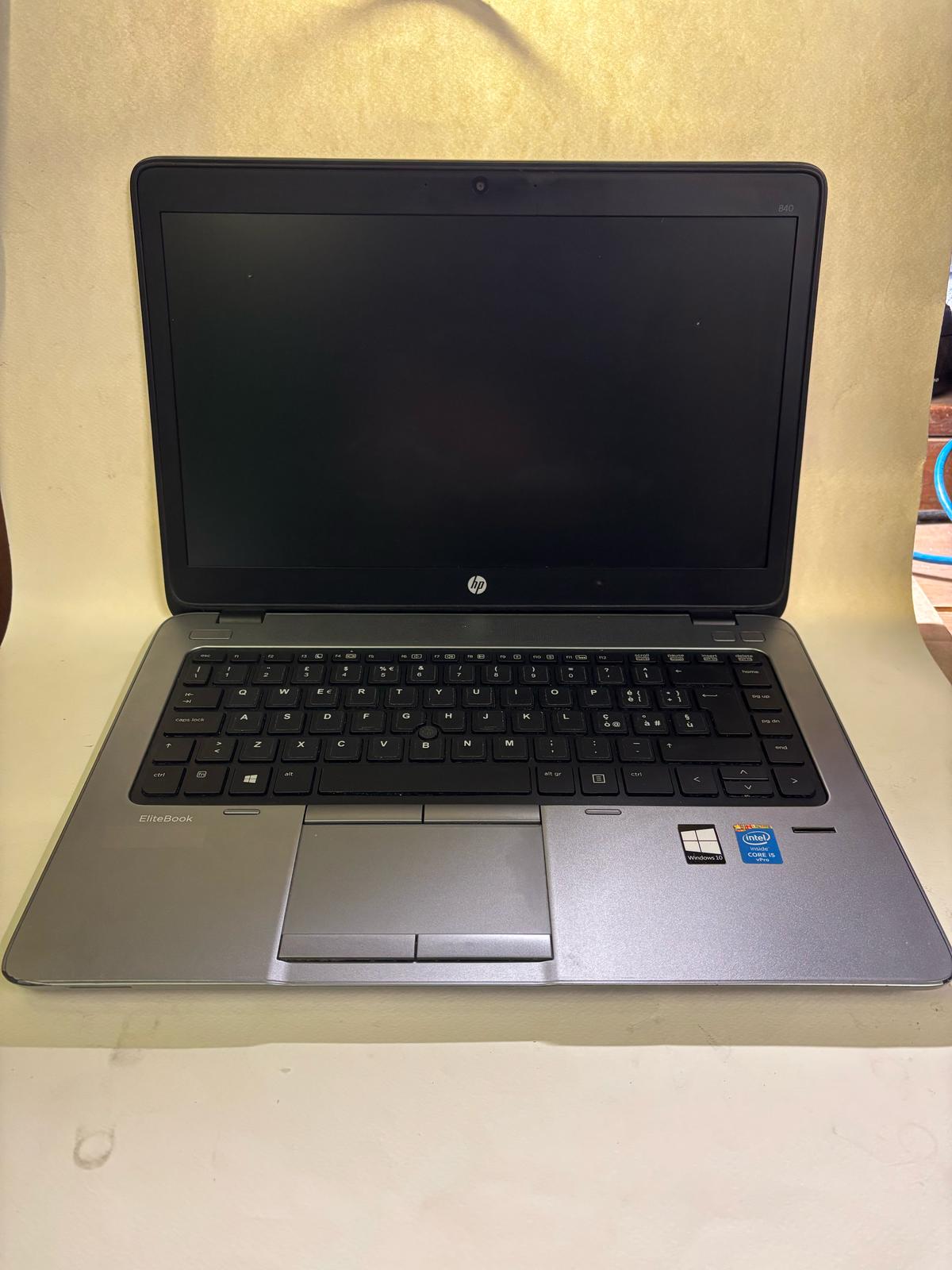 HP NOTEBOOK ELITEBOOK 840 G1 I5-4300U, 8GB, 240 SSD, SCHERMO 14″ – Win10 PRO Rif.780