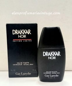 GUY LAROCHE DRAKKAR NOIR EDIZIONE VINTAGE EAU DE TOILETTE 30 ML SPRAY EDITION LIMITE’E
