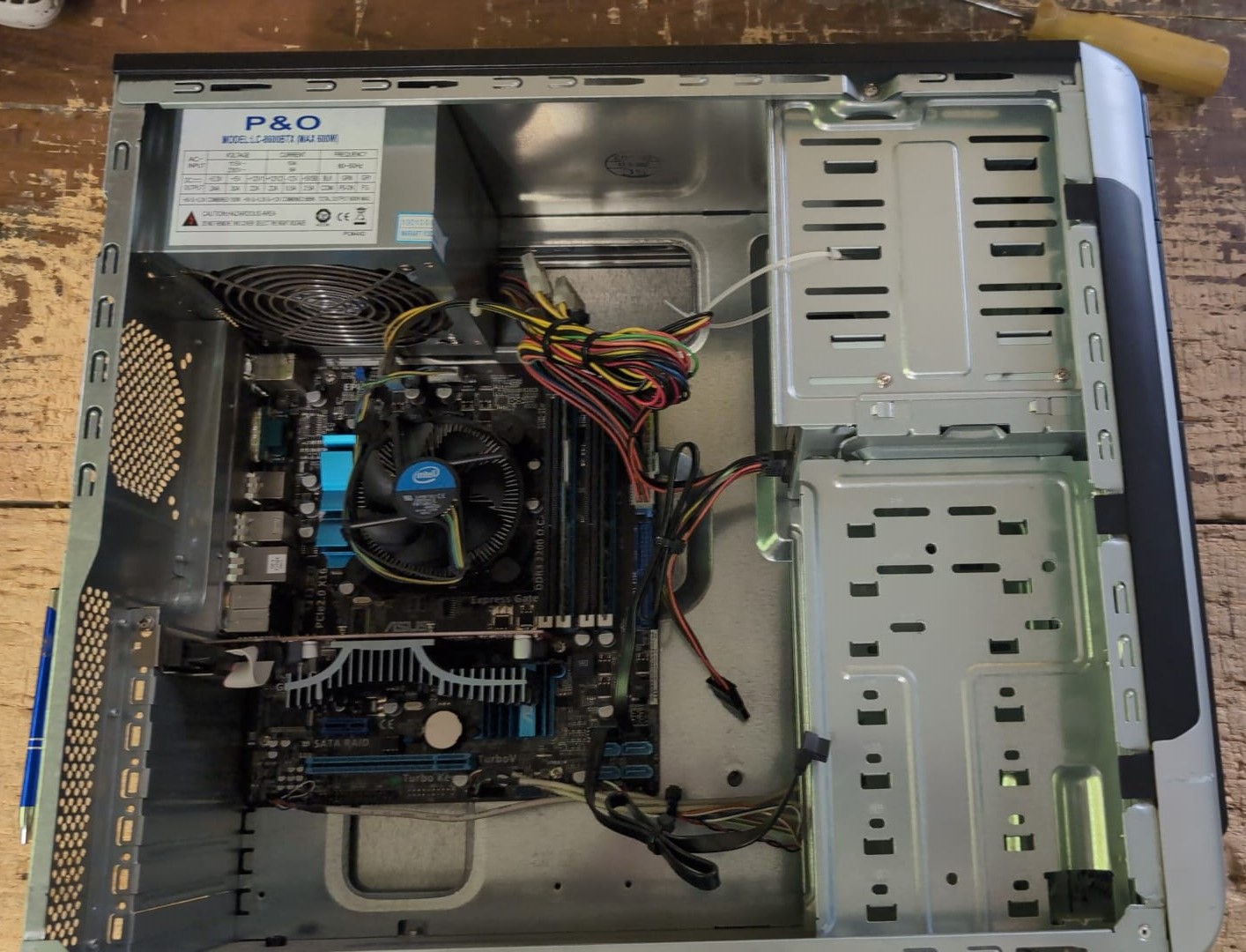 ASSEMBLATO ASUS P7P55-M INTEL I3 530, 4GB, 500GB, Win10 rif.818 - immagine 3