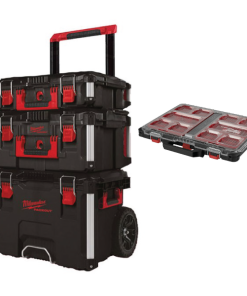 Milwaukee TROLLEY PACKOUT 3in1 + 1 ORGANIZER SLIM mod. 4932471065 GARANZIA ITALIANA