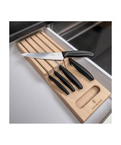 Ceppo Porta Coltelli da Cassetto Victorinox con 5 Coltelli Swiss Modern