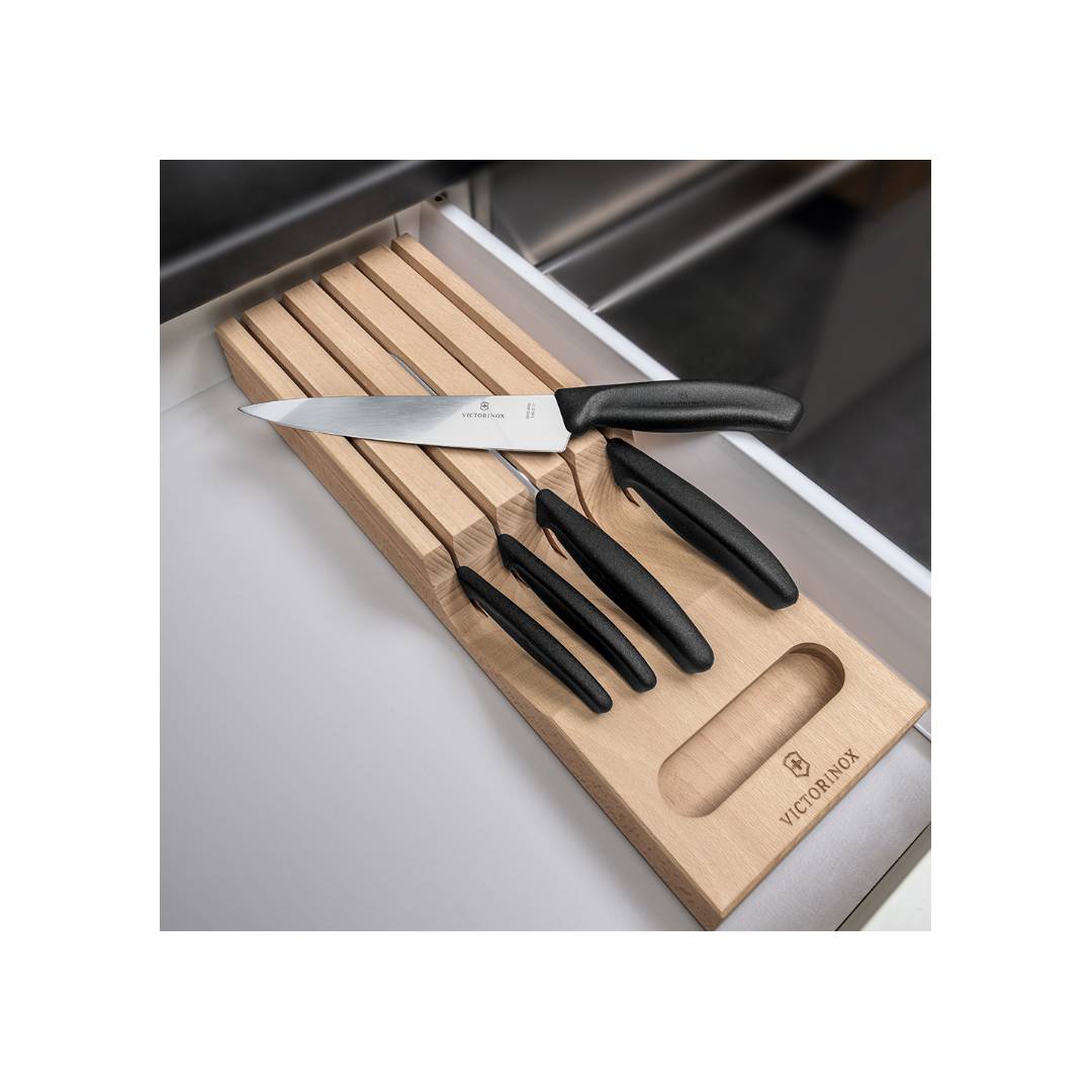 Ceppo Porta Coltelli da Cassetto Victorinox con 5 Coltelli Swiss Modern