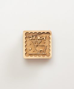 TIMBRO per BISCOTTI in legno – Renna