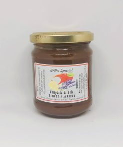 Confettura di mela, limone e lavanda