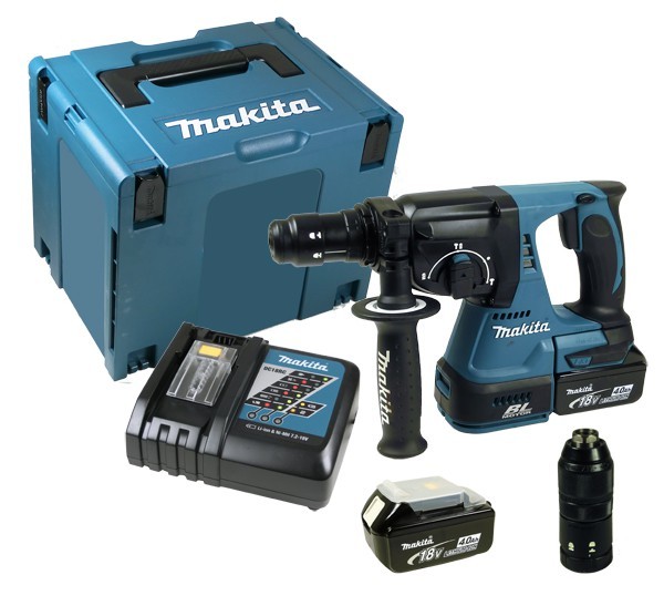 Makita DHR243RTJ tassellatore a batteria 18v 5.0ah - immagine 3