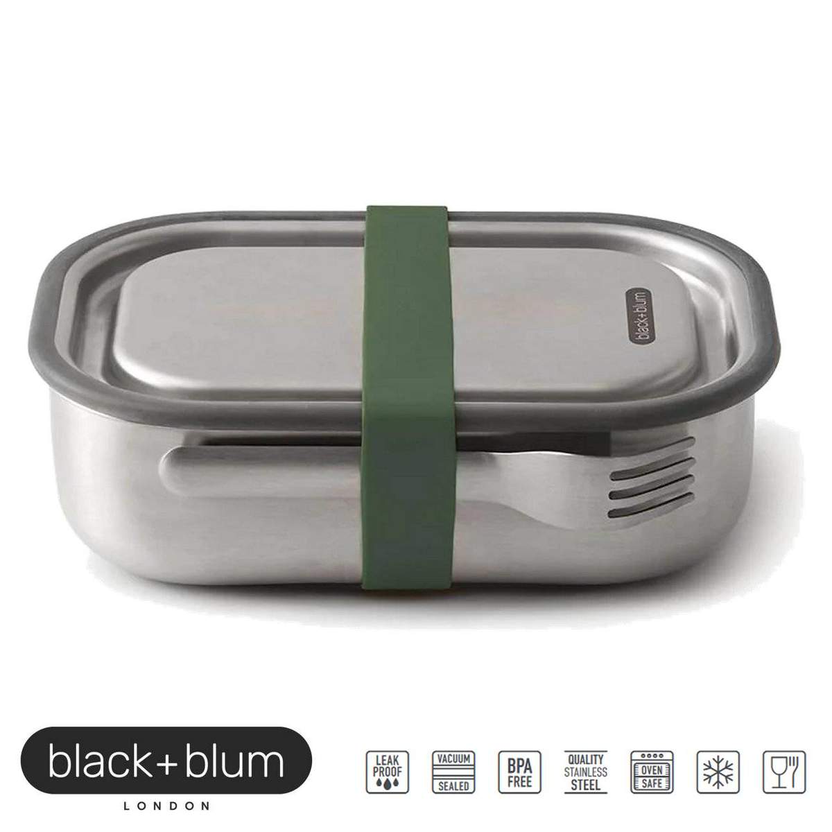Stainless Steel Lunch Box Black+Blum BAMSSL010 - immagine 3
