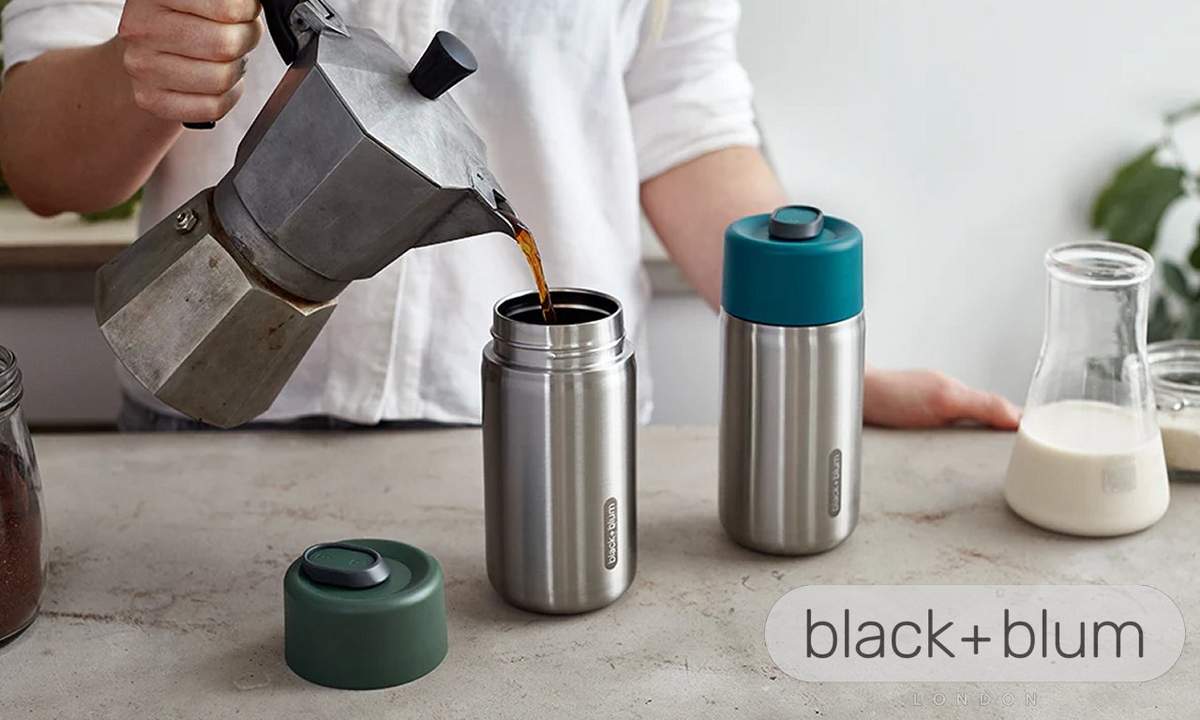 Insulated Travel Cup 340ml Black+Blum TCSS010 - immagine 7