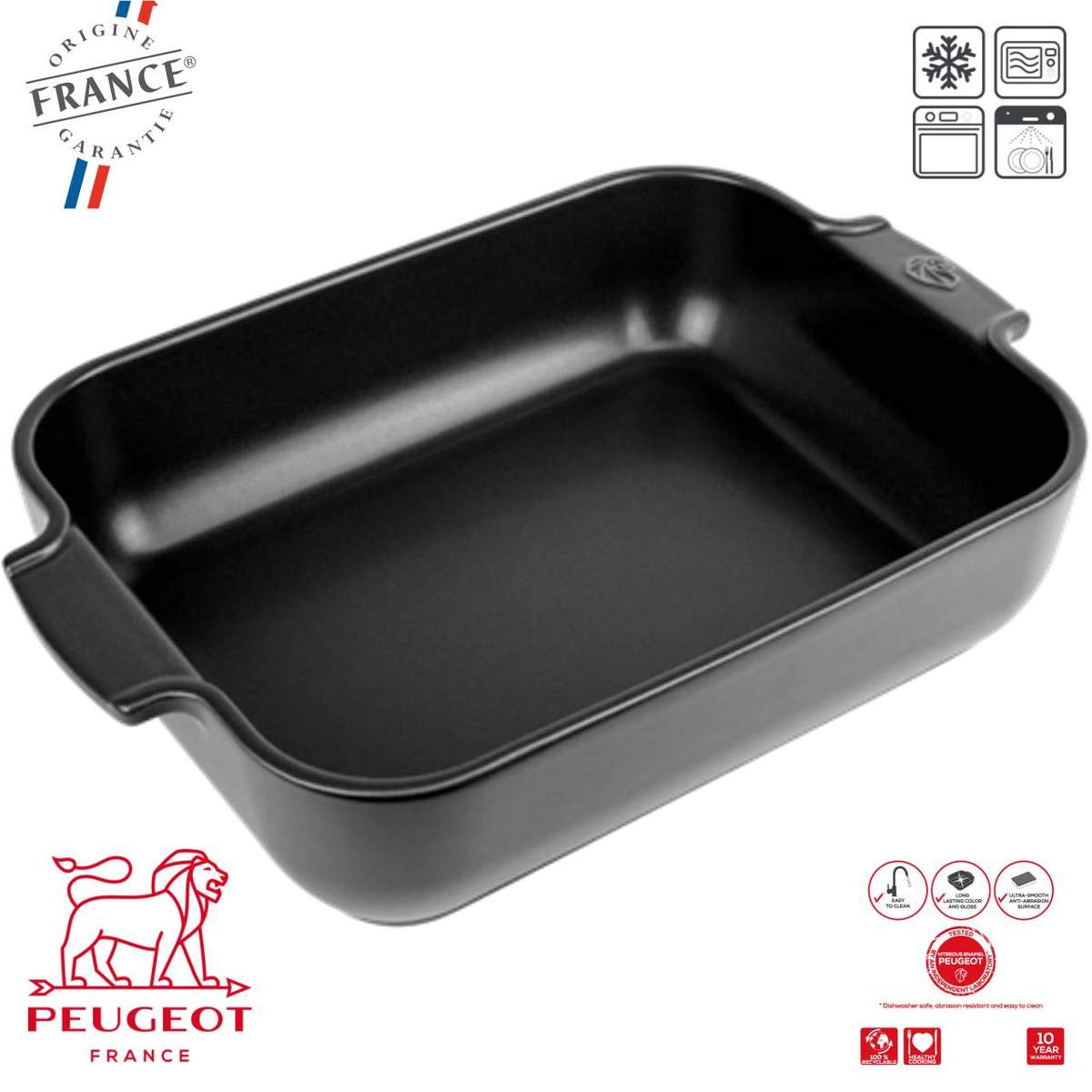 Pirofila rettangolare in ceramica Peugeot Appolia 32 cm PSP61500 - immagine 3
