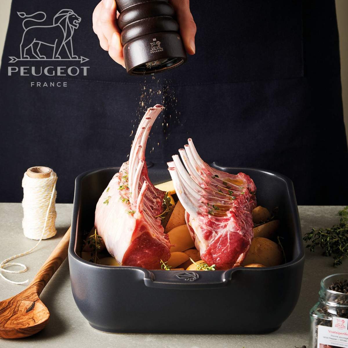 Pirofila rettangolare in ceramica Peugeot Appolia 32 cm PSP61500 - immagine 4