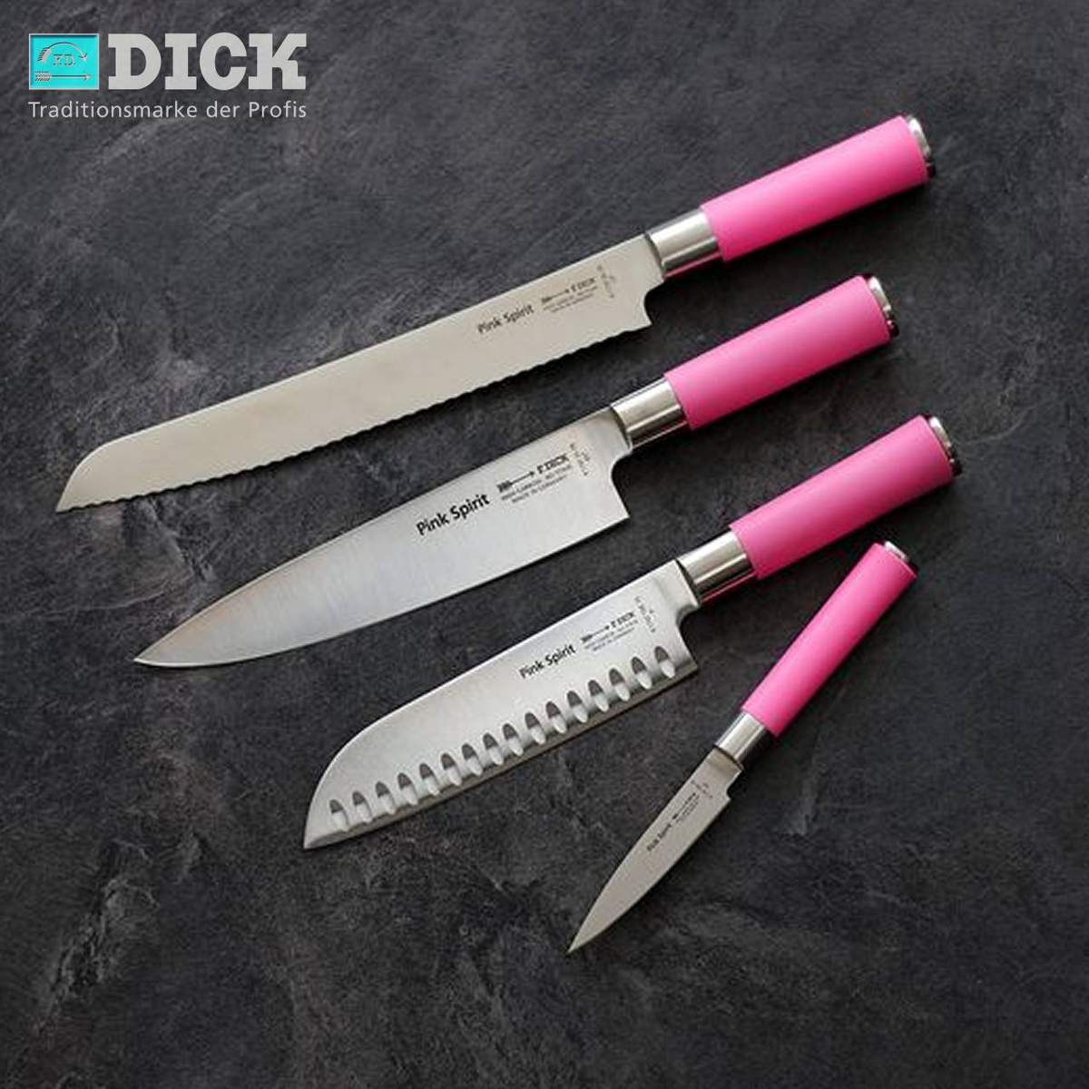 Set 4 coltelli Dick Pink Spirit + ceppo Dick - immagine 4