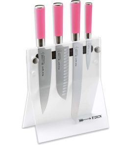 Set 4 coltelli Dick Pink Spirit + ceppo Dick