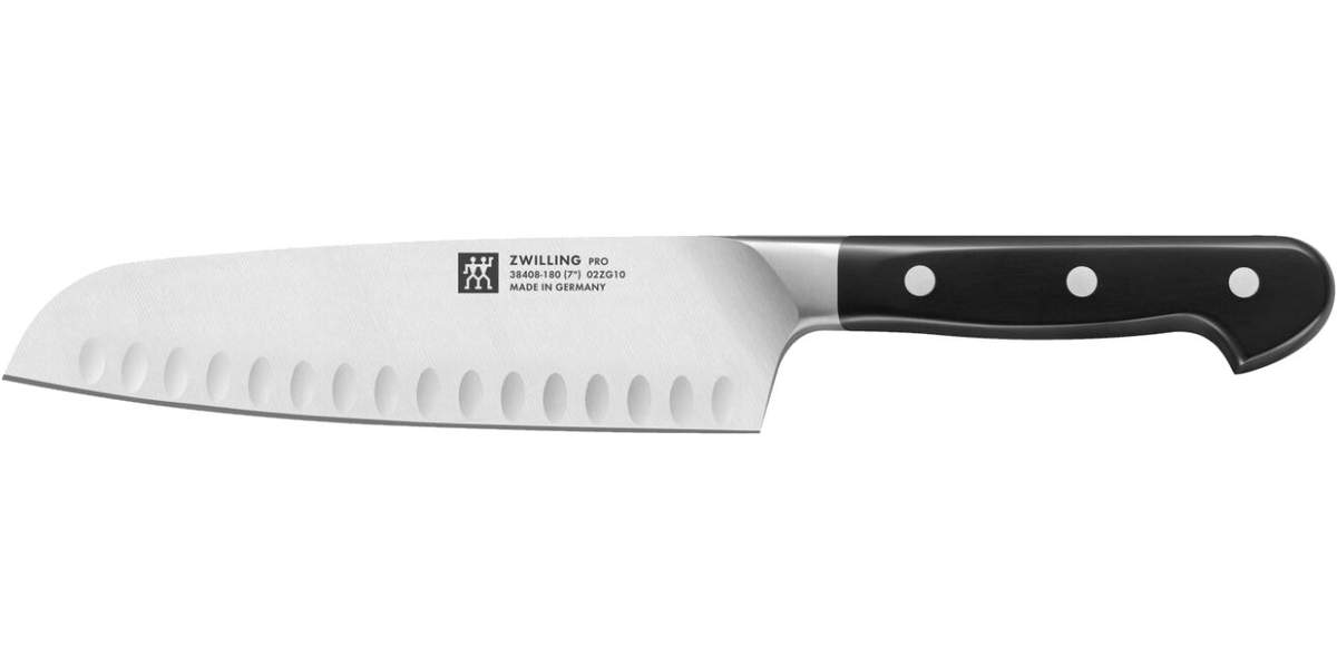 Coltello Zwilling Pro Santoku alveolato 18 cm 38408-181 - immagine 2