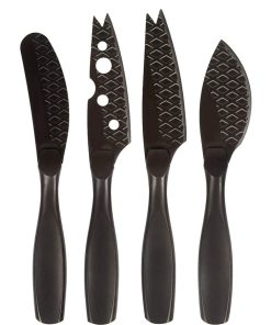 Set 4 coltelli da formaggio Monaco+ nero Boska 307088