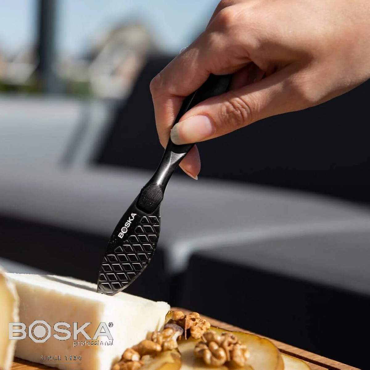 Set 4 coltelli da formaggio Monaco+ nero Boska 307088 - immagine 4