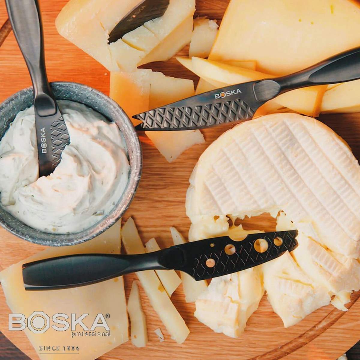 Set 4 coltelli da formaggio Monaco+ nero Boska 307088 - immagine 6