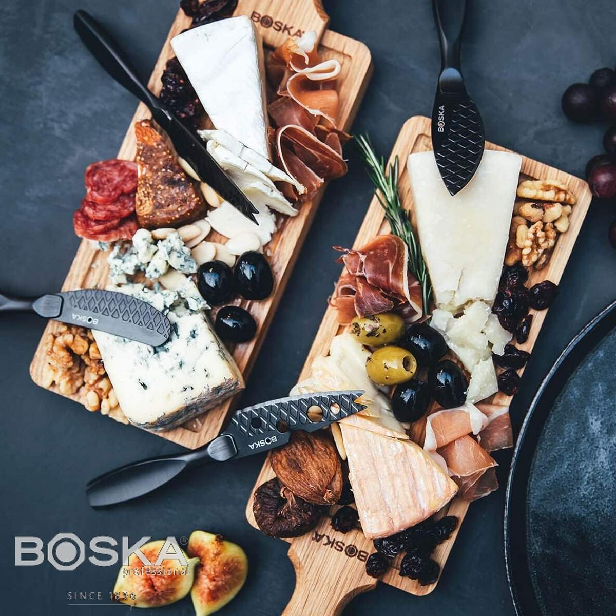 Set 4 coltelli da formaggio Monaco+ nero Boska 307088 - immagine 7
