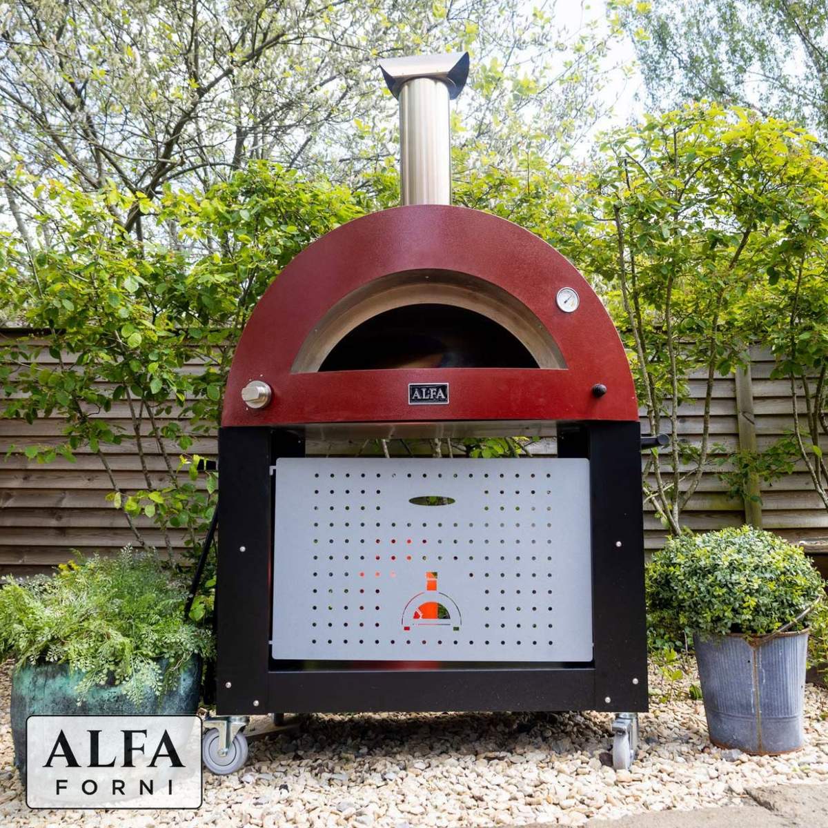 Forno pizza Alfa Forni Moderno 3 pizze a legna o gas/ibrido FXMD-3P-L - immagine 9