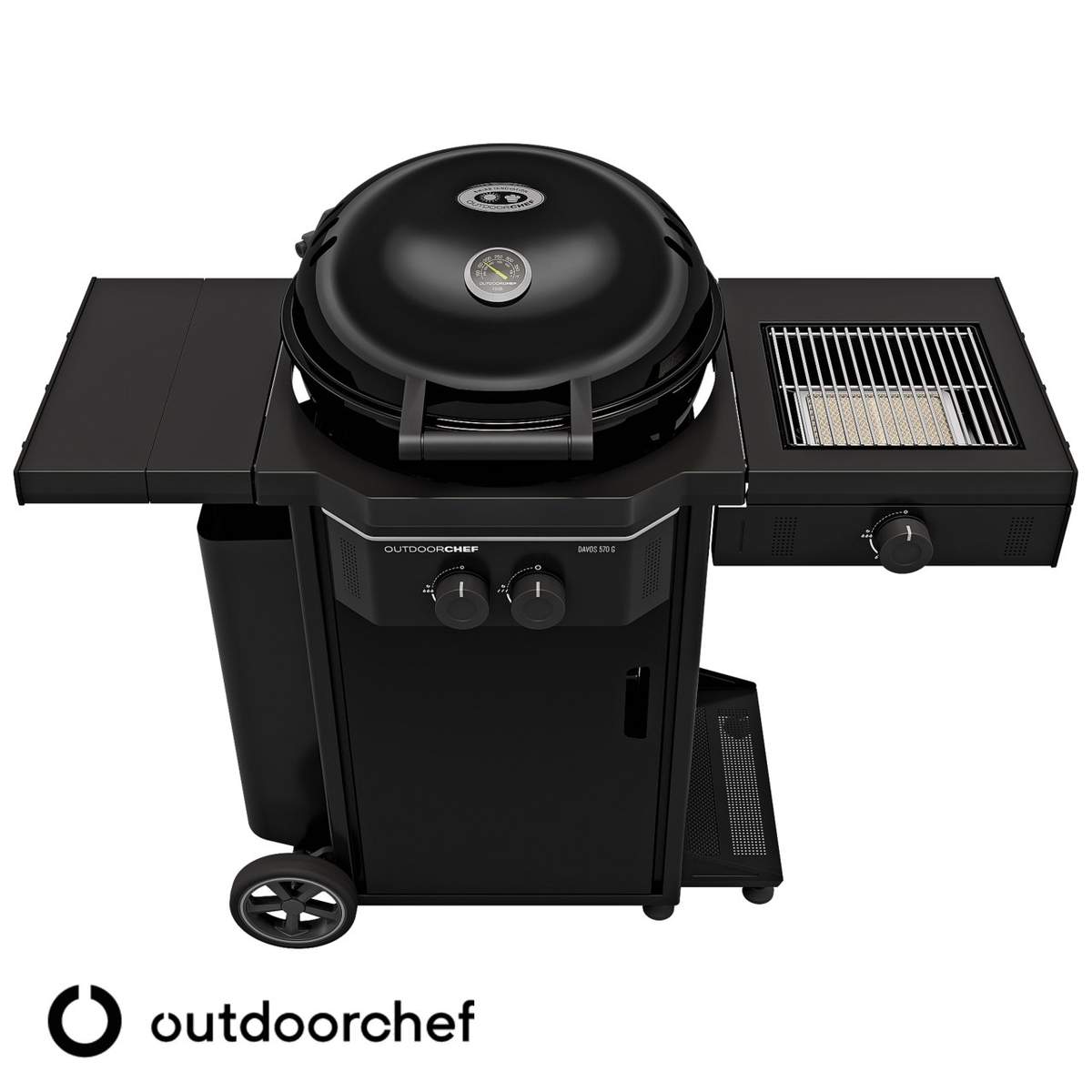 Barbecue sferico Outdoorchef Davos 570 G Pro Bz 11kg a gas ODC 18.128.81 - immagine 4