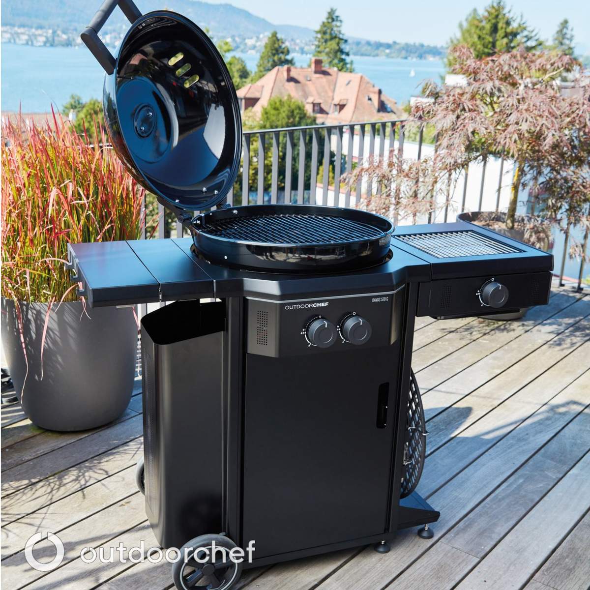 Barbecue sferico Outdoorchef Davos 570 G Pro Bz 11kg a gas ODC 18.128.81 - immagine 6