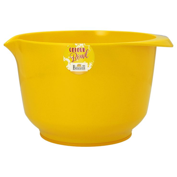 Ciotola per mescolare impasti & servire – 3 litri gialla - immagine 2