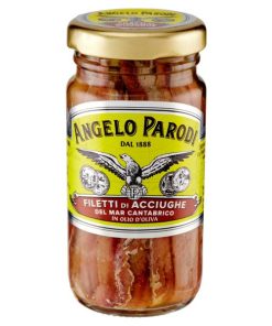 Filetti di Acciughe del Mar Cantabrico in Olio d’Oliva ANGELO PARODI 100gr
