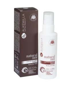 Latte Solare Spray Media  Protezione SPF 30 Alkemilla
