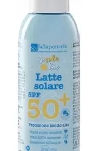 Latte Solare SPF 50+  Bimbi e pelli sensibili  La Saponaria