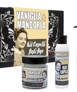 Kit Capelli Anti Age Vaniglia Mandorla Apiarium