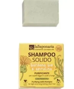 Shampoo solido purificante La Saponaria