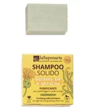 Shampoo solido purificante La Saponaria