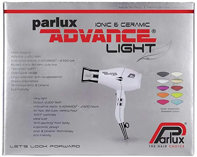 PARLUX ASCIUGACAPELLI ADVANCE LIGHT IONIC & CERAMIC VERDE - immagine 3
