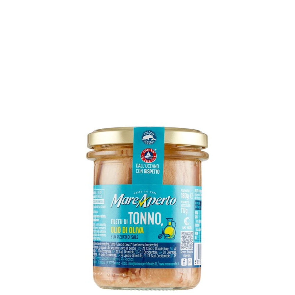 Filetti Di Tonno Mare Aperto O.o. gr 180