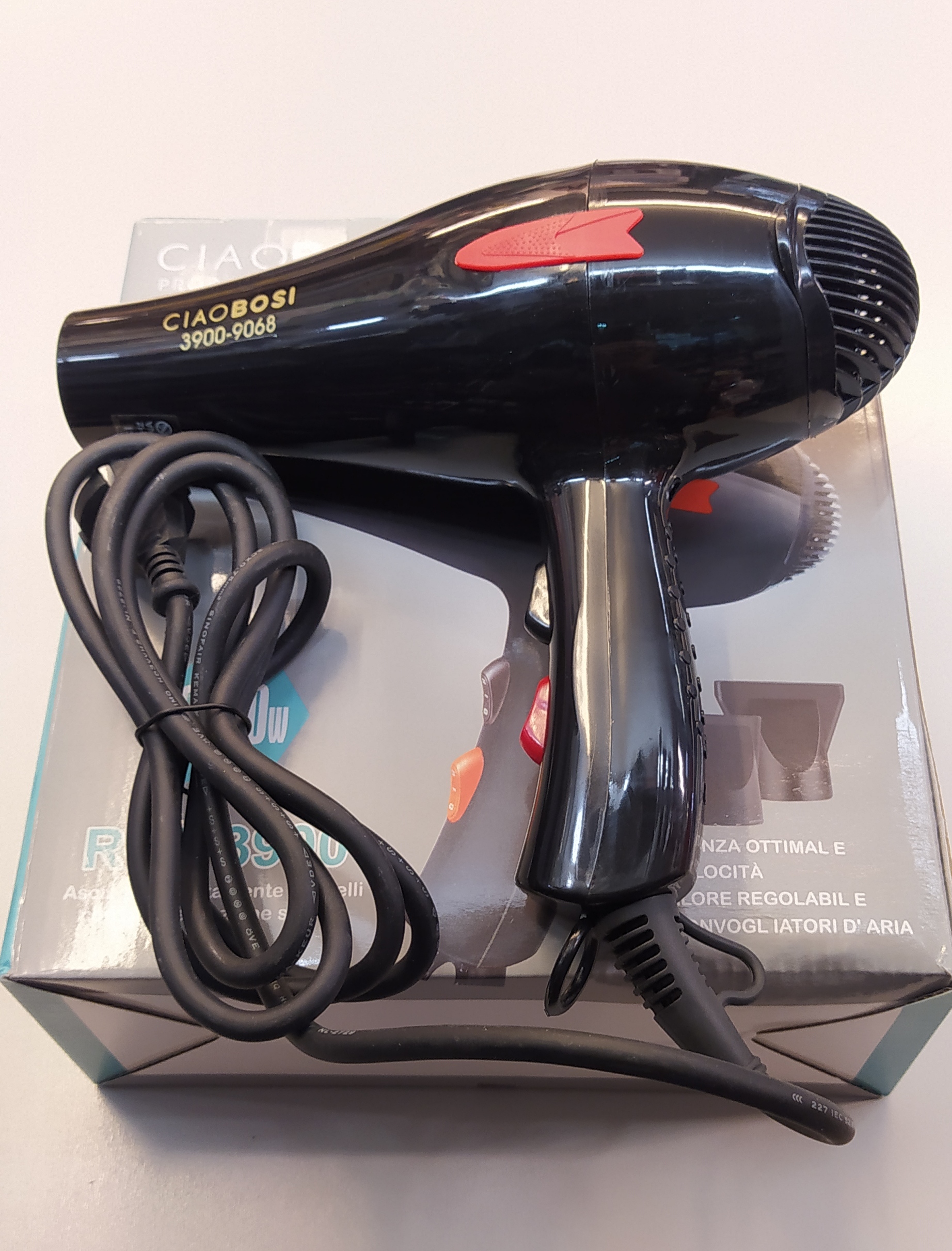 CIAOBOSI ASCIUGACAPELLI 2000 W