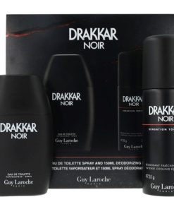 GUY LAROCHE DRAKKAR NOIR CONFEZIONE REGALO EDT 100 ML + DEODORANTE SPRAY 150 ML