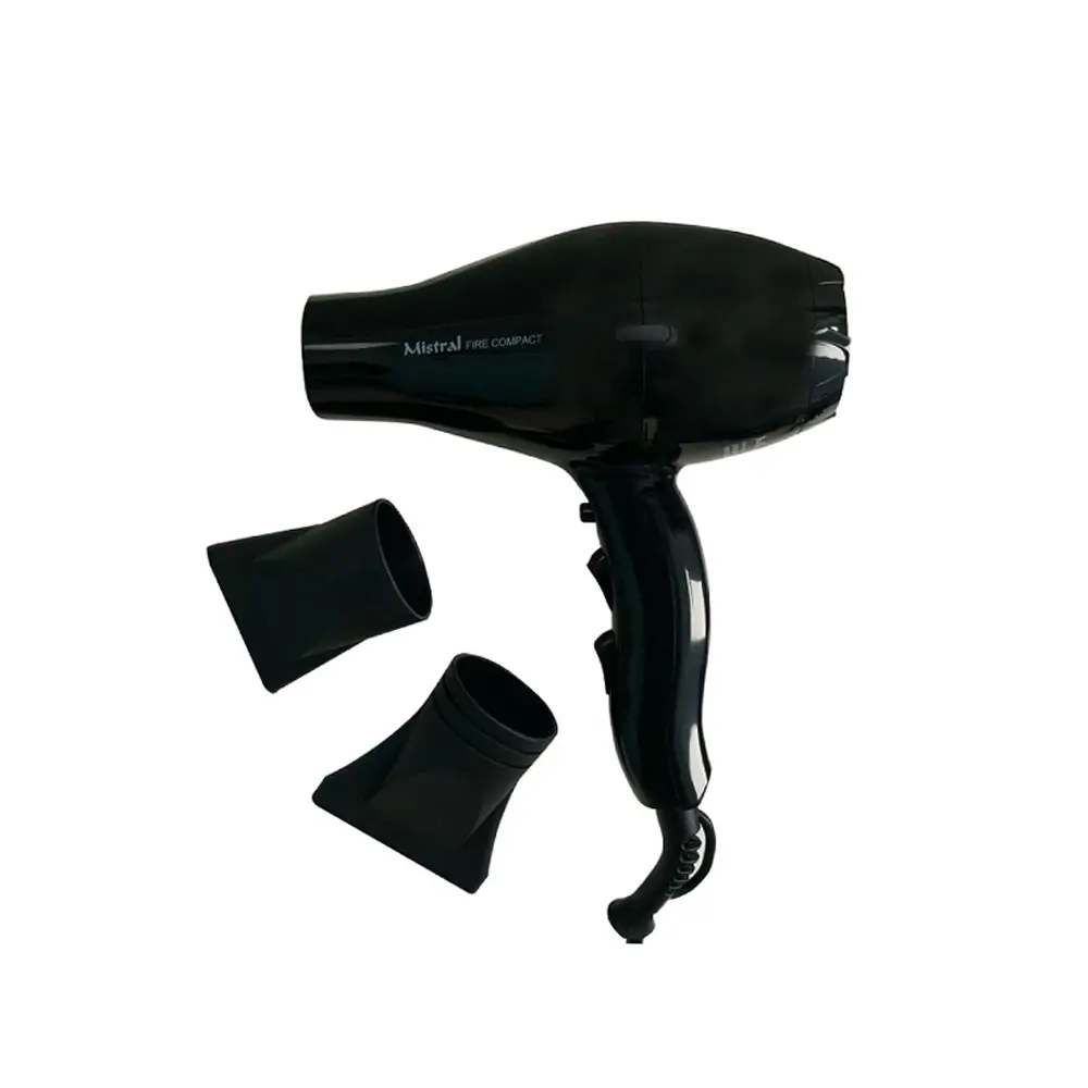 MISTRAL ASCIUGACAPELLI FIRE COMPACT BLACK 2100 W - immagine 3