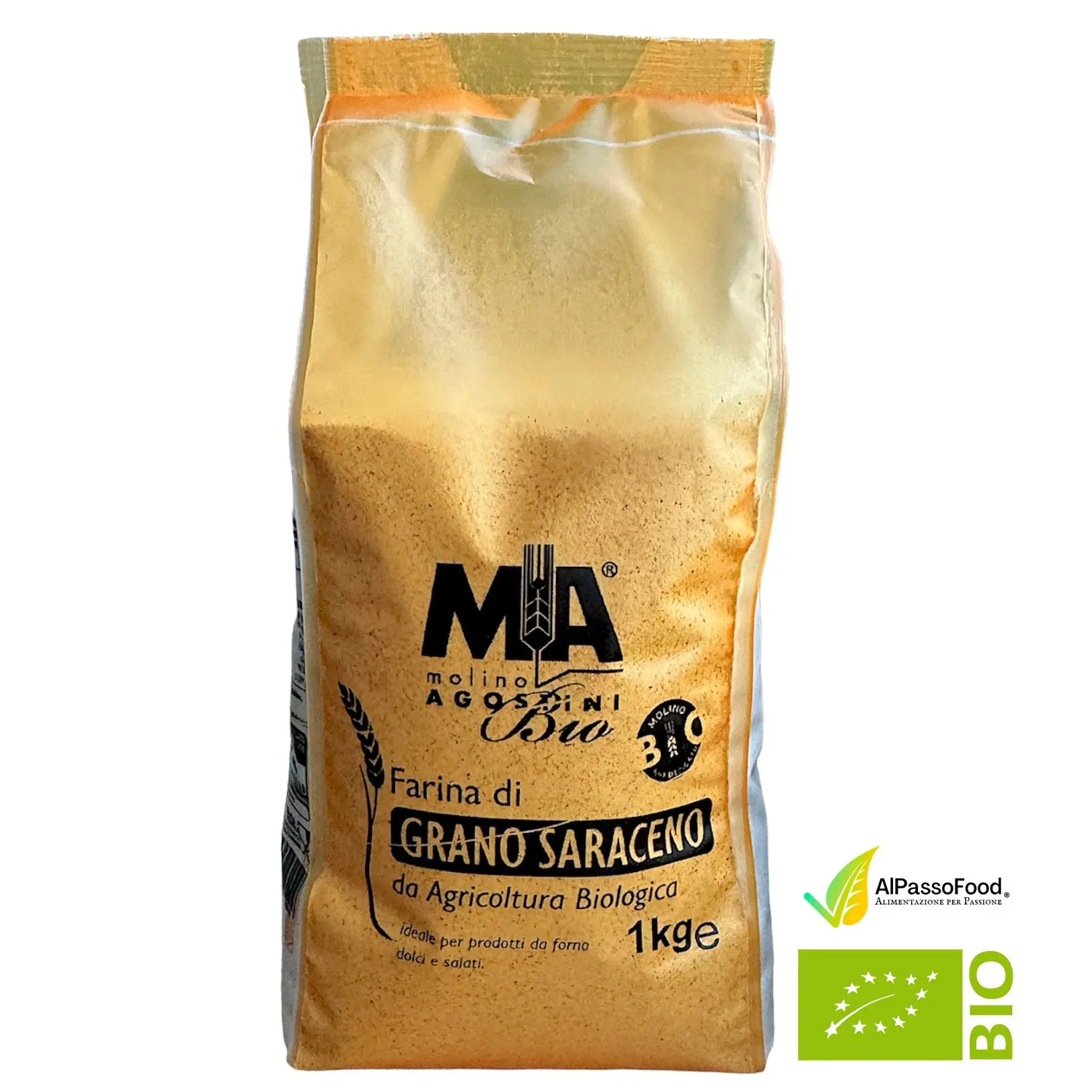 Farina di Grano Saraceno Semintegrale Biologico 1Kg - immagine 2