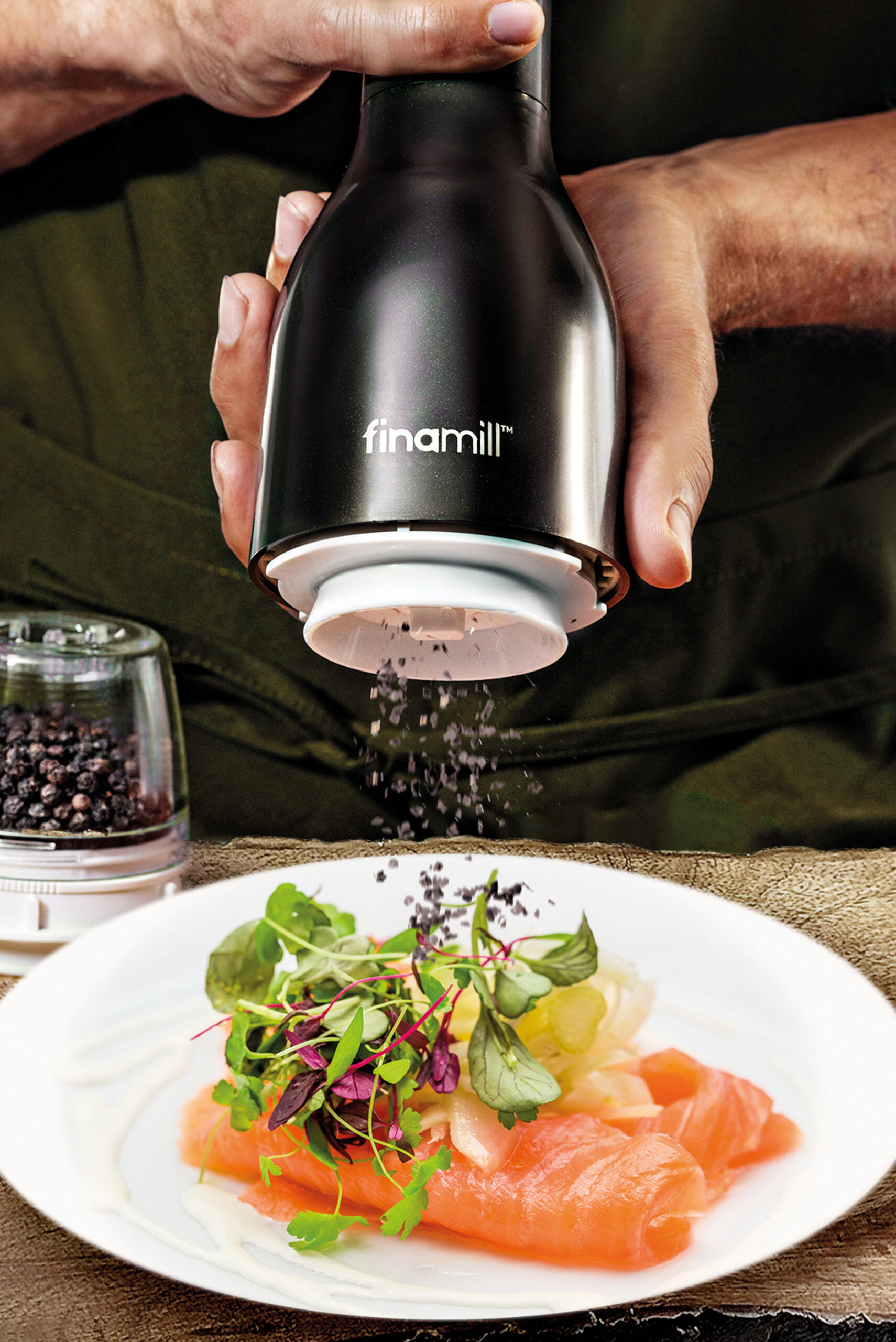 Macina sale, pepe, spezie a batteria – FinaMill rosso - immagine 5