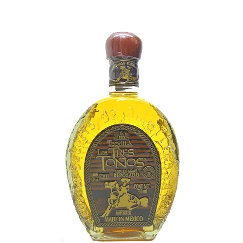 Tequila Los Tres Toños Reposado cl 70 100% Agave - immagine 2