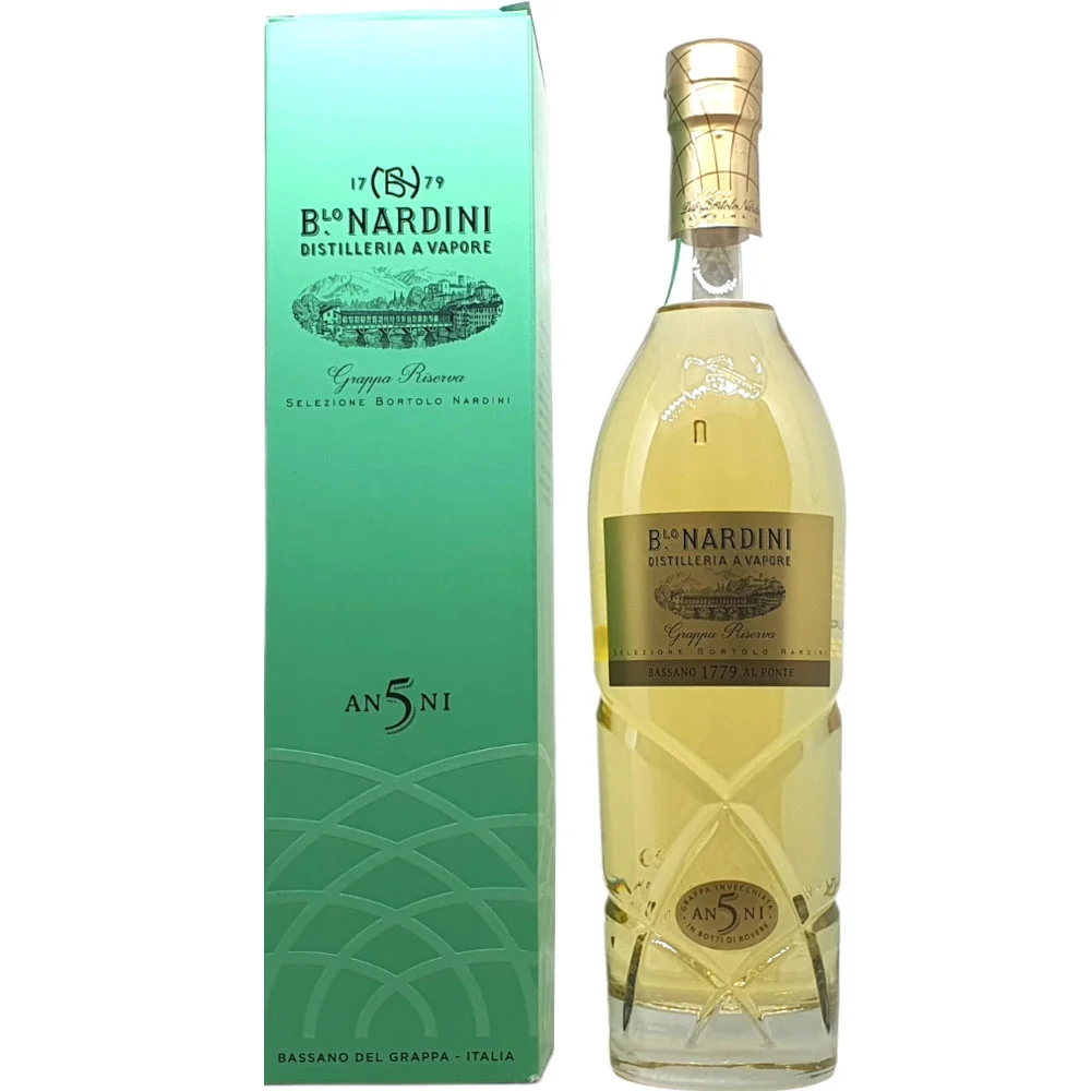 Grappa Nardini Riserva 5 Anni cl 70 Selezione Astucciato