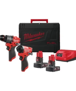 Milwaukee KIT M12 FUEL M12FPP2A2-602X , COPPIA DI AVVITATORI 12V 6.0AH